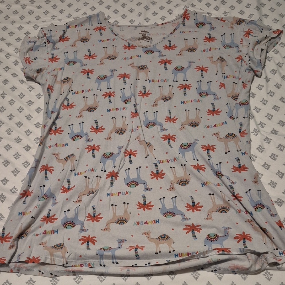 Hump Day Camel Print T-Shirt